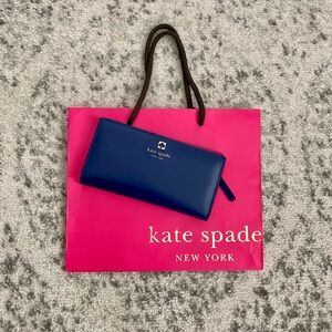 Kate Spade Navy Blue Wallet